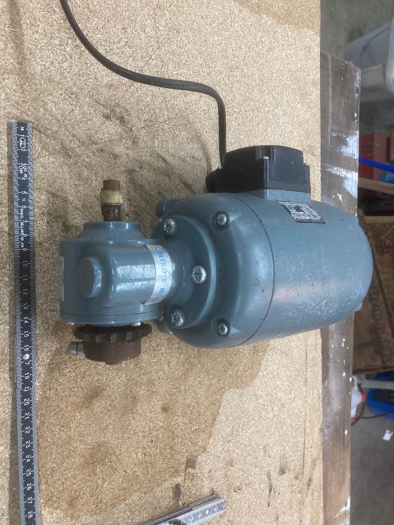 Electromotor met worm vertraging, Ophalen of Verzenden, Nieuw, Elektromotor, Minder dan 1400 rpm