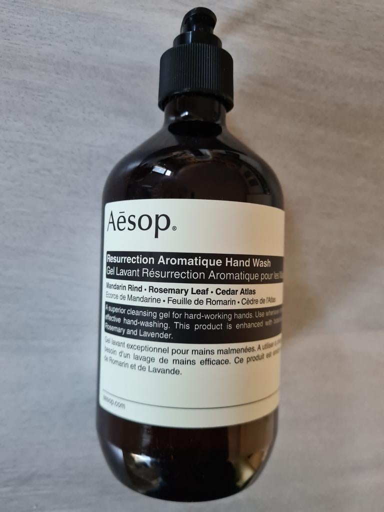 Aēsop resurrection aromatique hand wash, Ophalen of Verzenden, Nieuw, Gehele gezicht