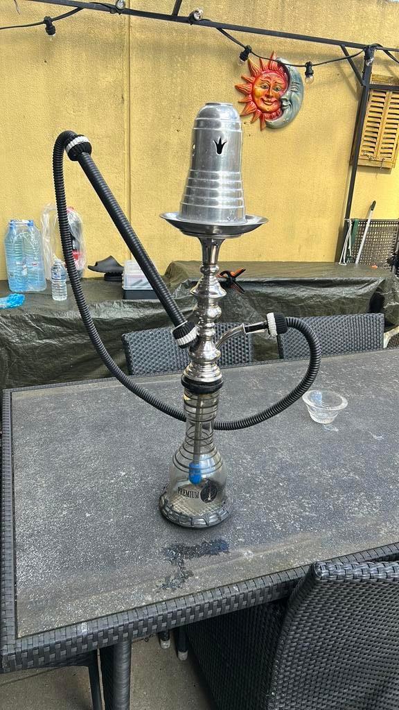 Shisha waterpijp Premium Hookahs, Ophalen of Verzenden, Zo goed als nieuw, (Water)pijp