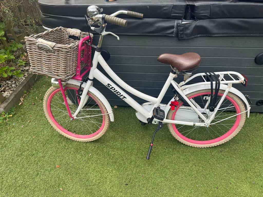 Spirit meisjesfiets 22 inch, Ophalen, Gebruikt, 20 inch, Handrem