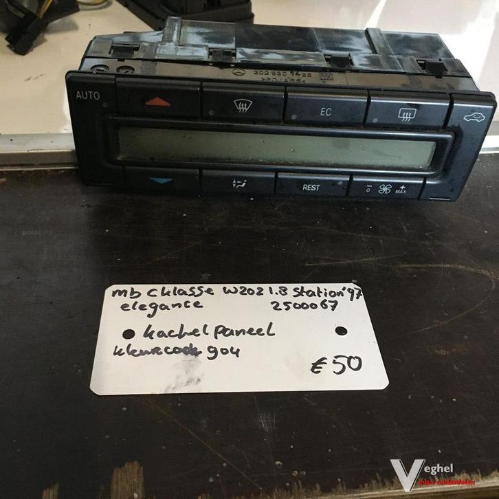Mercedes C klasse W202 1.8 1997 wagennr 2500067 Kachelbedie, Auto-onderdelen, Dashboard en Schakelaars, Gebruikt, Ophalen of Verzenden