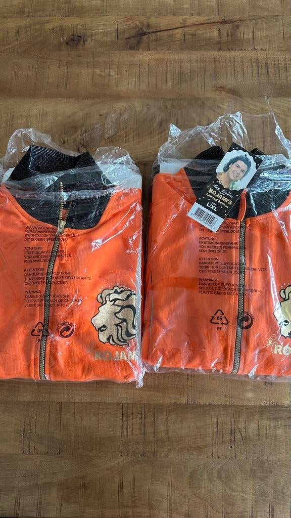 Nieuw! WK nederland 2 oranje juich pakken L-XL roy donders, Maat XL, Ophalen of Verzenden, Nieuw