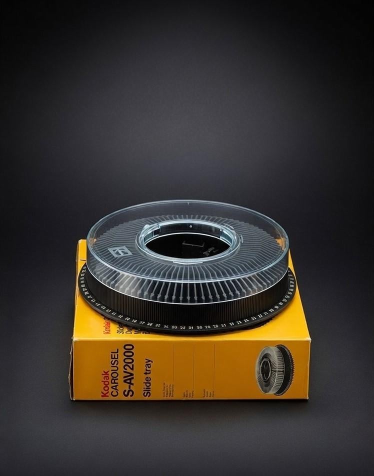 Kodak Carrousel Diamagazijn - Slede voor 80 Dia's, Audio, Tv en Foto, Diaprojectors, Verzenden, Gebruikt