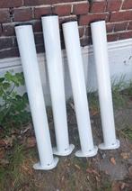 4 Metalen Tafelpoten 📍Tafel Poten, Ophalen, Gebruikt, Metaal