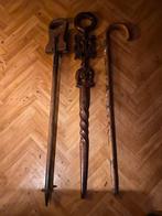 Antieke wandelstok waarvan 1 als stoel, Ophalen of Verzenden