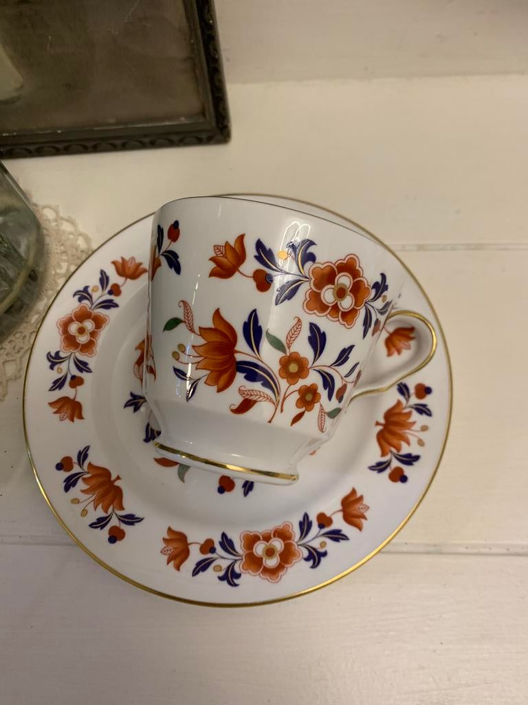 Spode Baroda kop en schotel, Ophalen