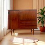 Vintage houten barkast / kast, Ophalen, Gebruikt, 50 tot 70 cm, 105 cm of meer