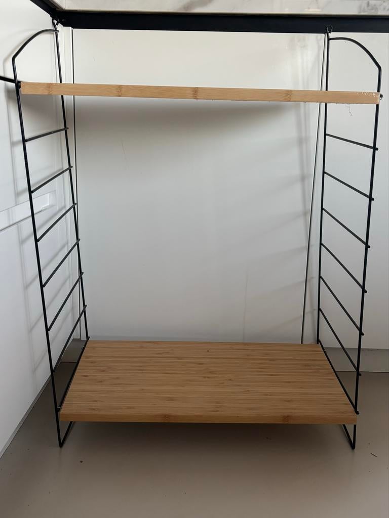 Wandrek / wandplank met bamboe planken (IKEA), Ophalen of Verzenden, Gebruikt