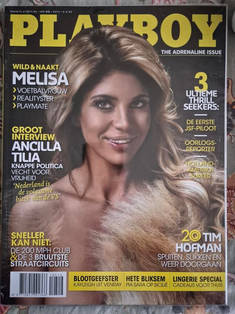Playboy mei 2014 met "Melissa", Verzenden, 1980 tot heden, Nederland, Tijdschrift