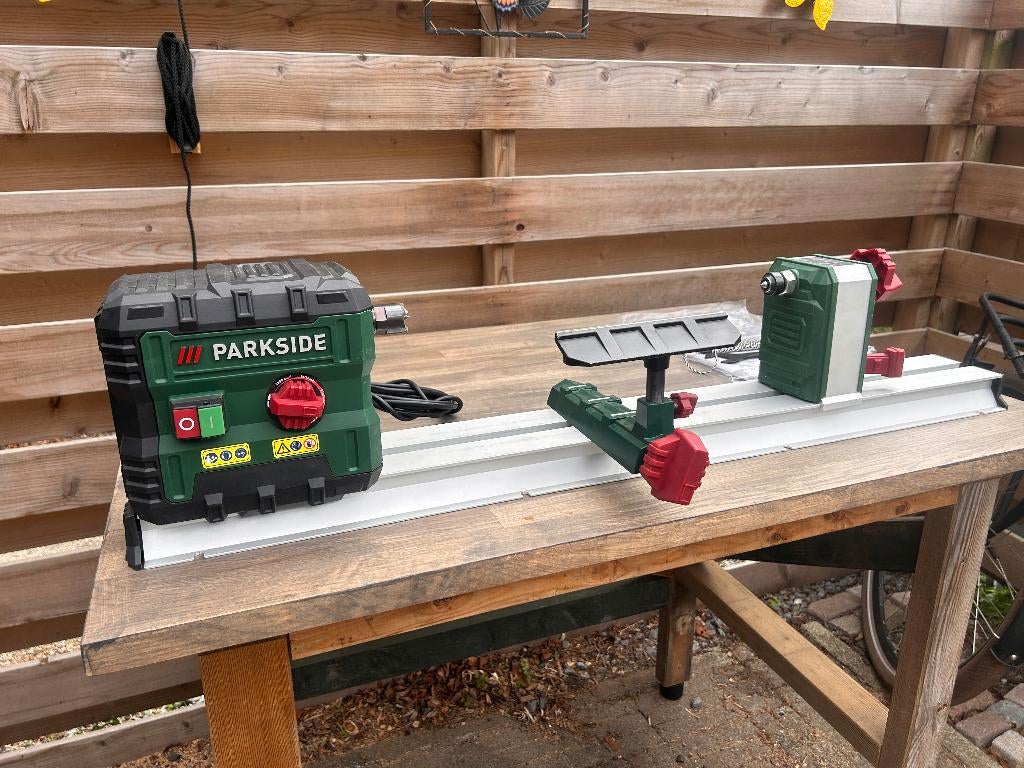 Parkside Draaibank PDM 600 B2 550W, Ophalen, Zo goed als nieuw, Houtdraaibank, 500 tot 1000 mm