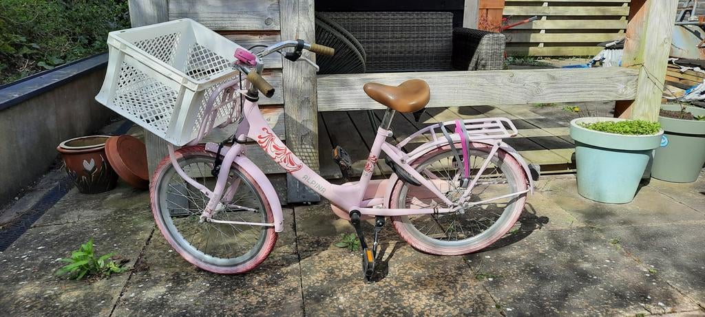 Mooie roze Alpina 20 inch meisjesfiets, Ophalen, Gebruikt, Alpina, Handrem