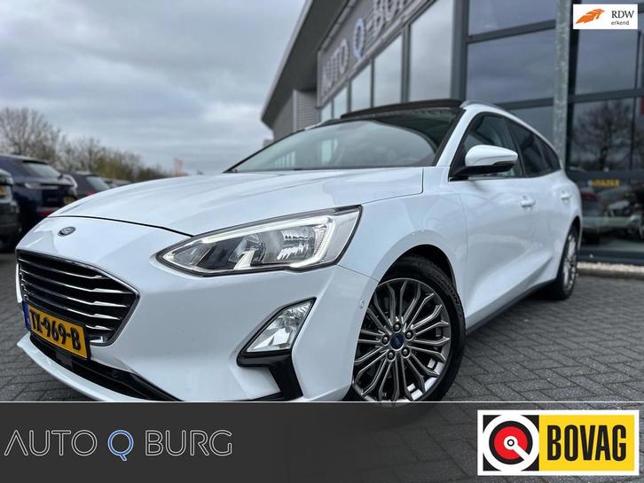 Ford Focus Wagon 1.0 EcoBoost Titanium Business | Trekhaak |, Auto's, Ford, Bedrijf, Te koop, Focus, ABS, Achteruitrijcamera, Airbags