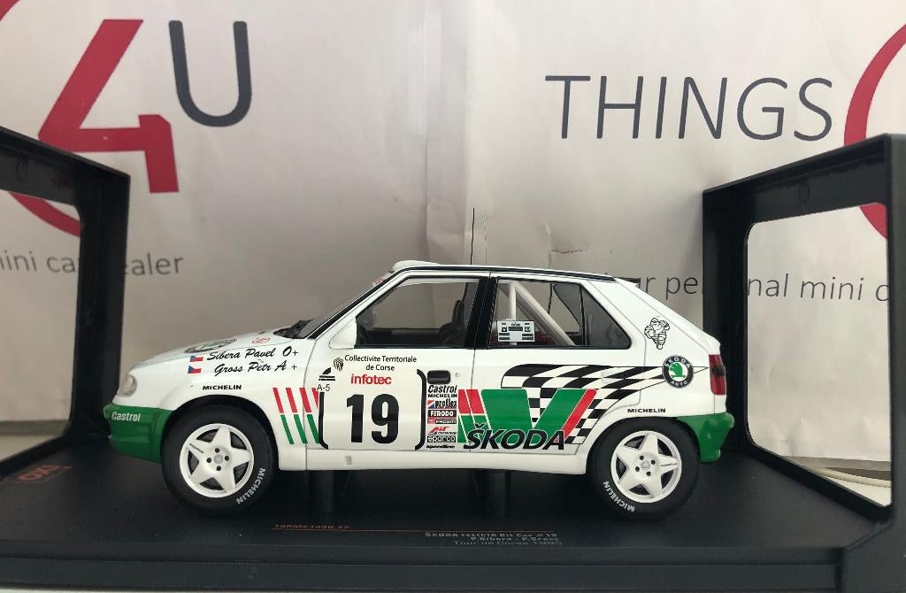 Ixo 1:18 Skoda Felicia Kit Car No.19, Rally Tour de Corse, Ophalen of Verzenden, Nieuw, Auto, Overige merken