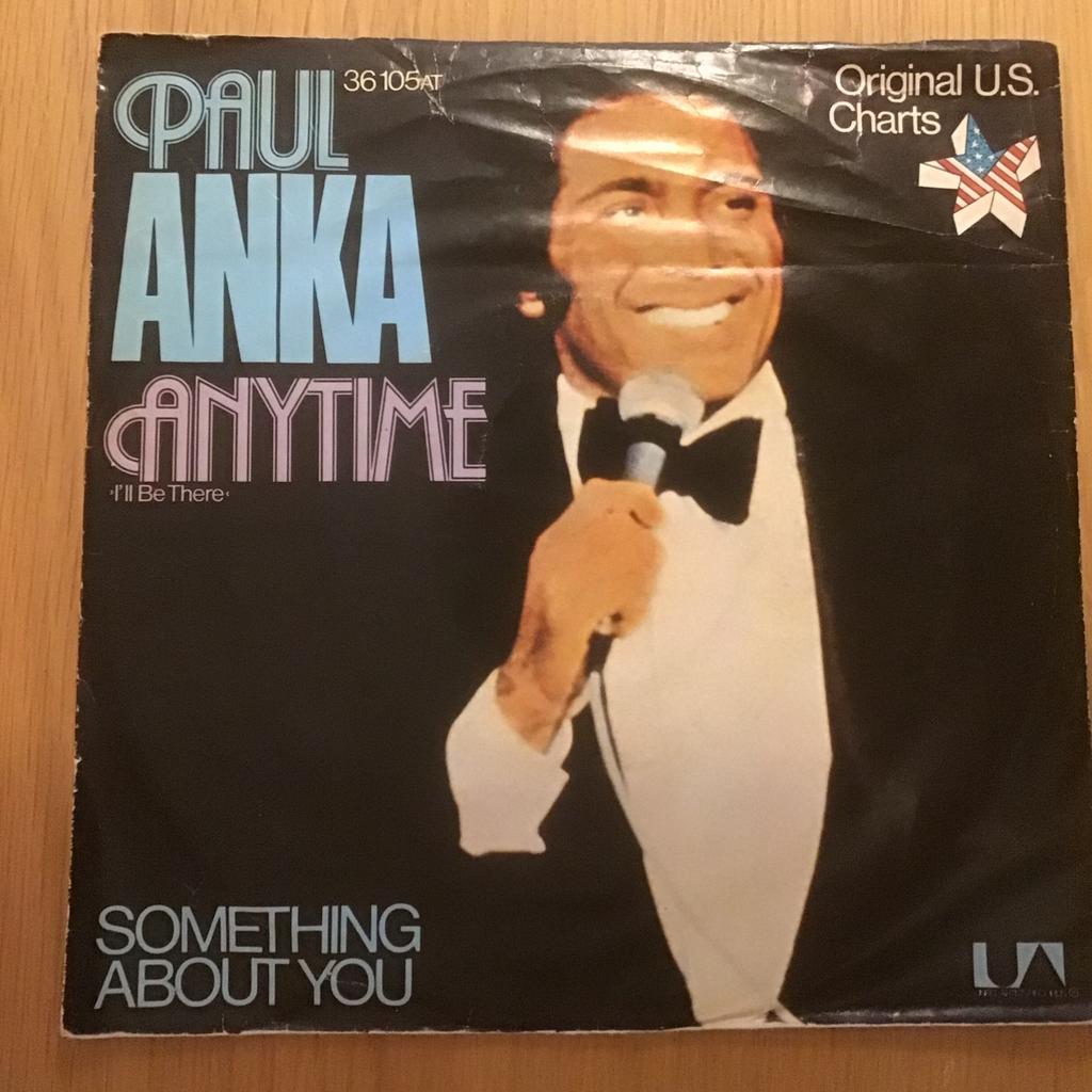 Paul Anka - Anytime, Ophalen of Verzenden, Gebruikt, Single