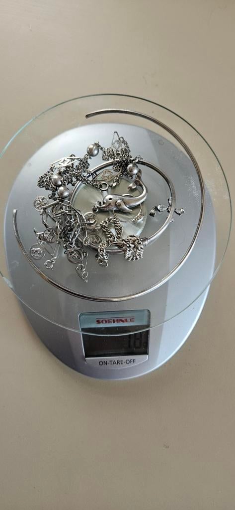 Zilveren sieraden, Sieraden, Tassen en Uiterlijk, Antieke sieraden, Overige typen, Zilver, Verzenden