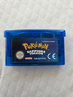 Pokémon Sapphire Version - Game Boy Advance (GBA), Spelcomputers en Games, Gebruikt, 1 speler, Ophalen of Verzenden, Role Playing Game (Rpg)