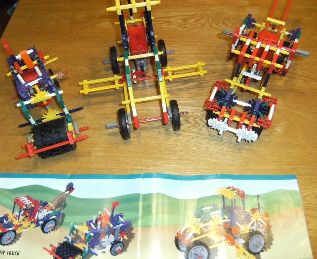 K'nex 12513 met beschrijving. Road Grader. [ 3 voertuigen ], Ophalen, Gebruikt, K'nex