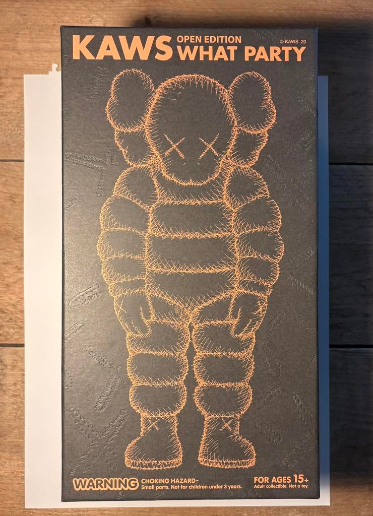 KAWS What Party Figure Orange, Ophalen of Verzenden, Zo goed als nieuw, Overige typen