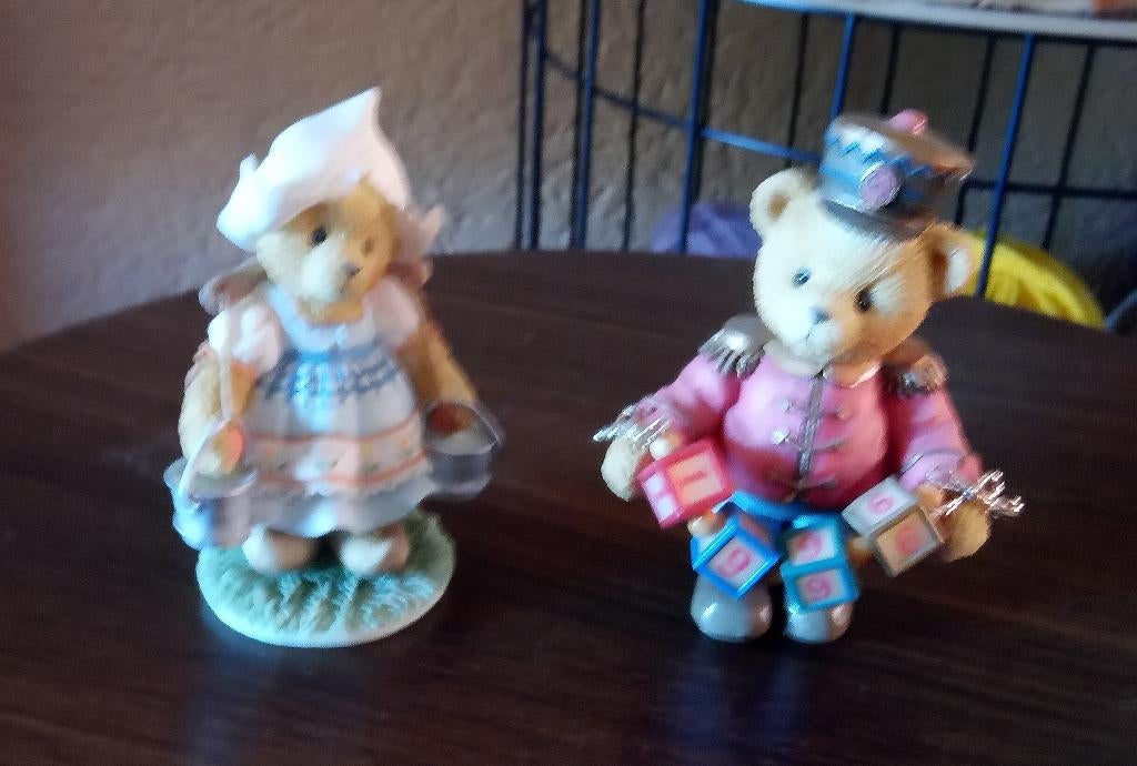 Cherished Teddies Jeffrey, Ophalen of Verzenden, Zo goed als nieuw, Beeldje, Cherished Teddies