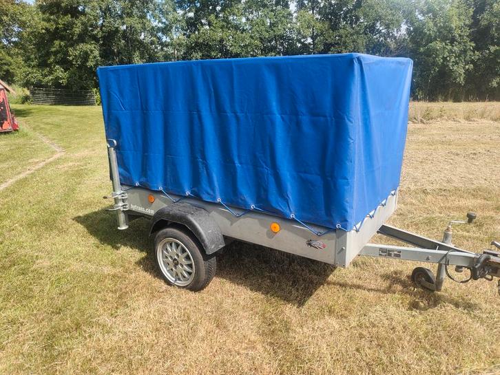 aanhanger met huif, Auto diversen, Aanhangers en Bagagewagens, Ophalen