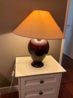 2x Kostka Tafellampen Schemerlamp Bordeaux met Kap, Huis en Inrichting, Lampen | Tafellampen, Ophalen, Gebruikt, Overige materialen