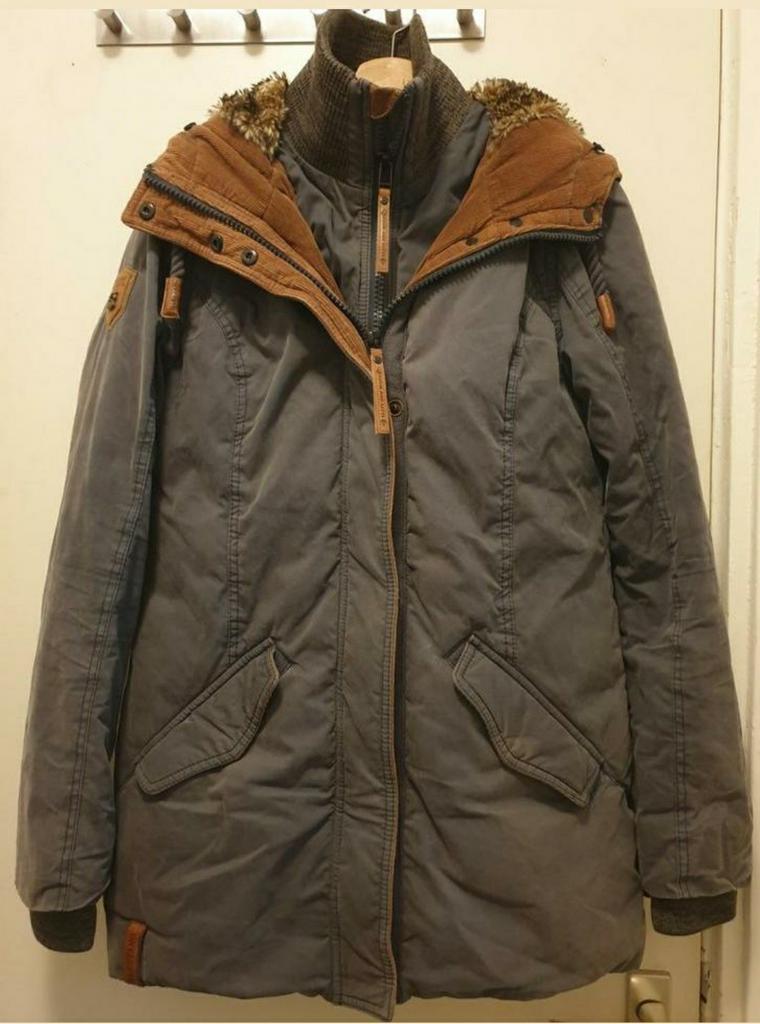 Hoge kwaliteit winterjas, maat S - Amsterdam, Ophalen of Verzenden, Maat 36 (S), Grijs, Gedragen