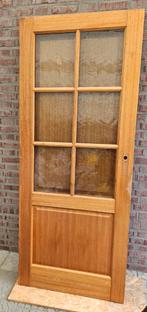 Gratis hardhouten binnendeur, Ophalen, Gebruikt, Binnendeur, 200 tot 215 cm