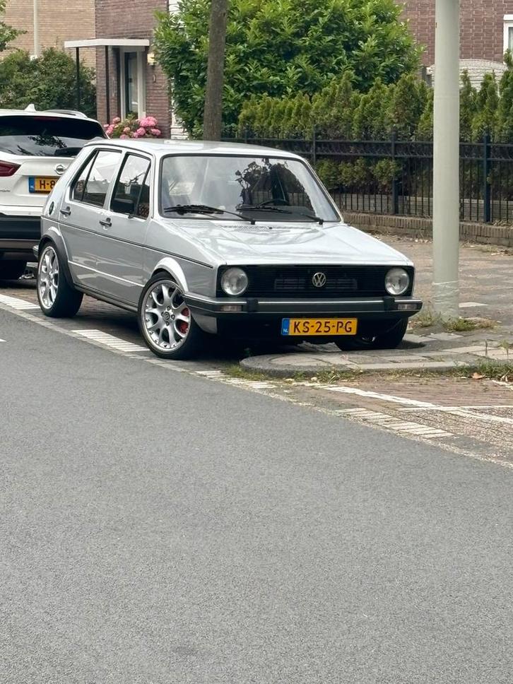 Vw golf mk1 1.8Tsi 320pk, Auto's, Volkswagen, Particulier, Golf, Benzine, Hatchback, Handgeschakeld, Origineel Nederlands, Zilver of Grijs