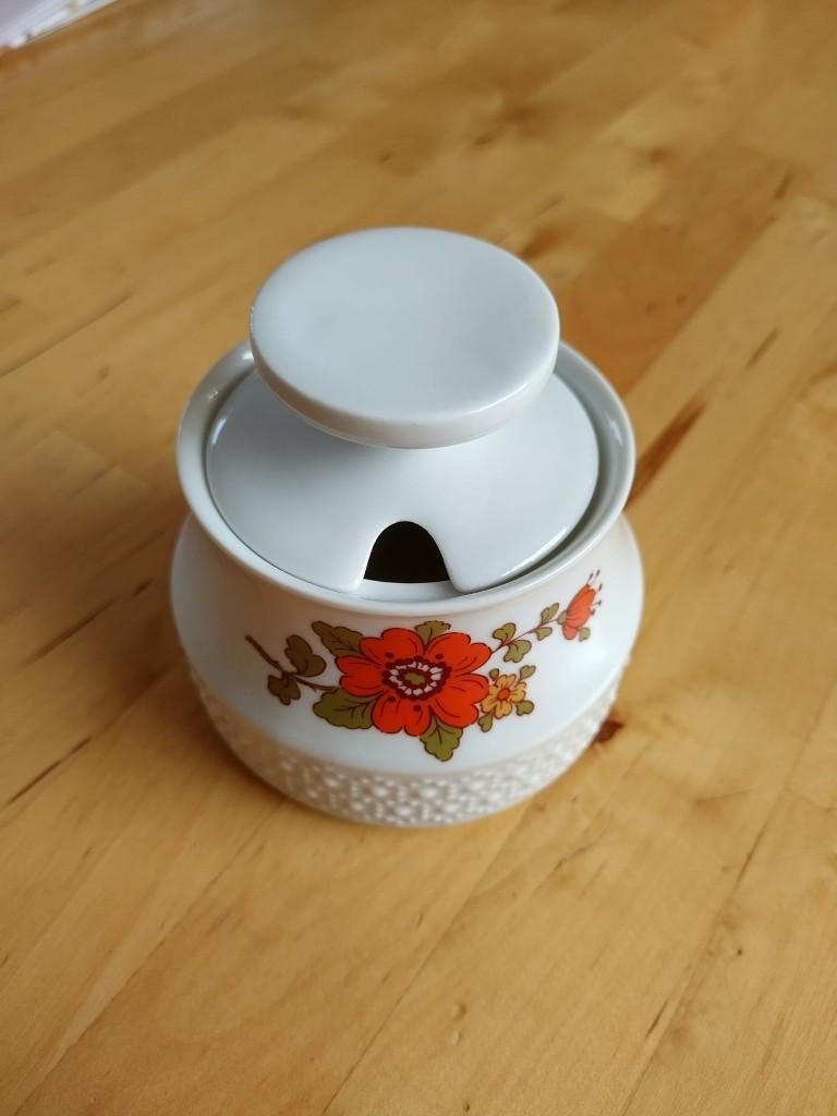 bavaria scherzer vintage suikerpot 9 x 9 cm, Ophalen of Verzenden