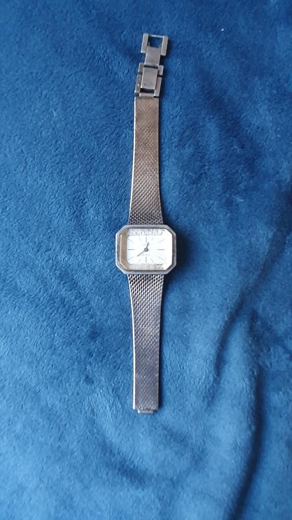 Zilveren horloge tusal incabloc, Overige merken, Staal, Ophalen of Verzenden, Zo goed als nieuw