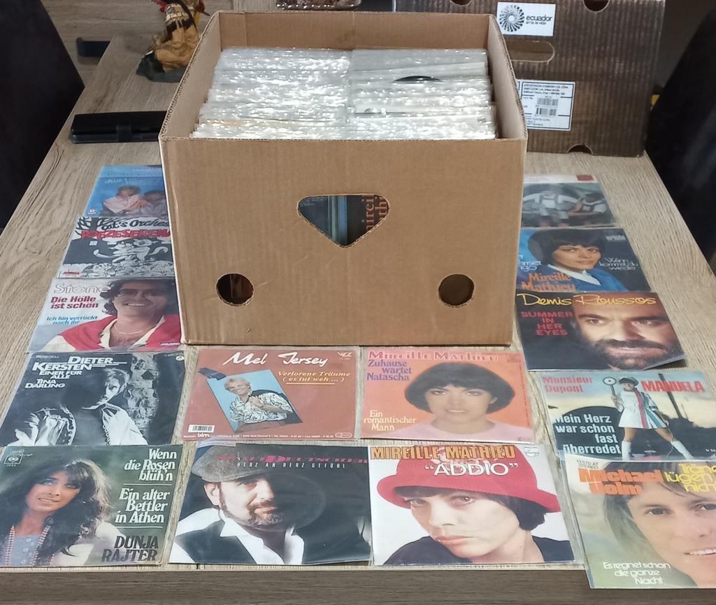 Partij Duise singles, diverse artiesten, Cd's en Dvd's, Vinyl Singles, Gebruikt, 7 inch, Single, Ophalen of Verzenden