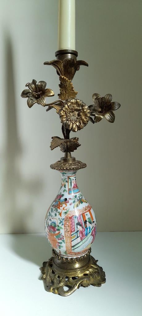 Brons kandelaar. Napoleon III, Antiek en Kunst, Verzenden, Koper of Brons