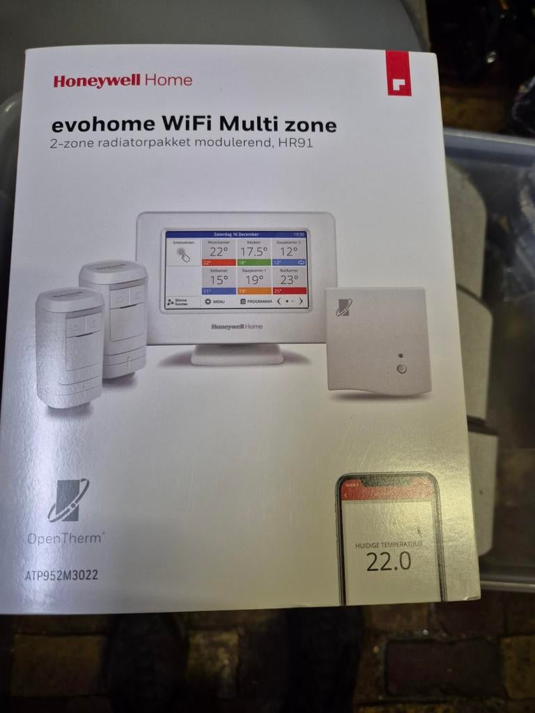 Honeywell Home evohome WiFi Multi zone thermostaat, Ophalen of Verzenden, Nieuw
