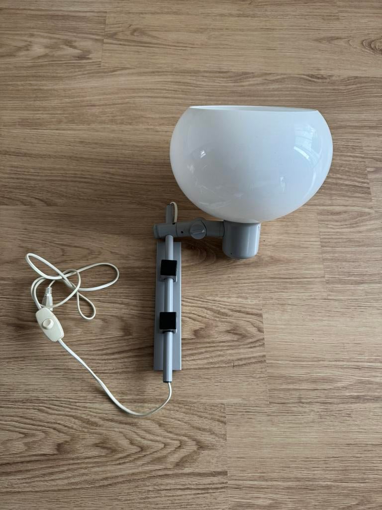 Vintage Herda mushroom space age wandlamp, Huis en Inrichting, Lampen | Wandlampen, Ophalen of Verzenden, Zo goed als nieuw