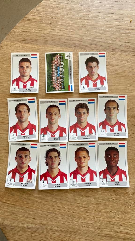 Panini 2000 psv met kezman, Ophalen of Verzenden, Zo goed als nieuw, PSV, Poster, Plaatje of Sticker