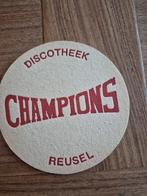 Vintage Bavaria bierviltje - Discotheek Champions Reusel, Ophalen of Verzenden