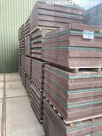 100m2 bruin en ivory beton vlakstenen 30x40x6cm  terrassteen