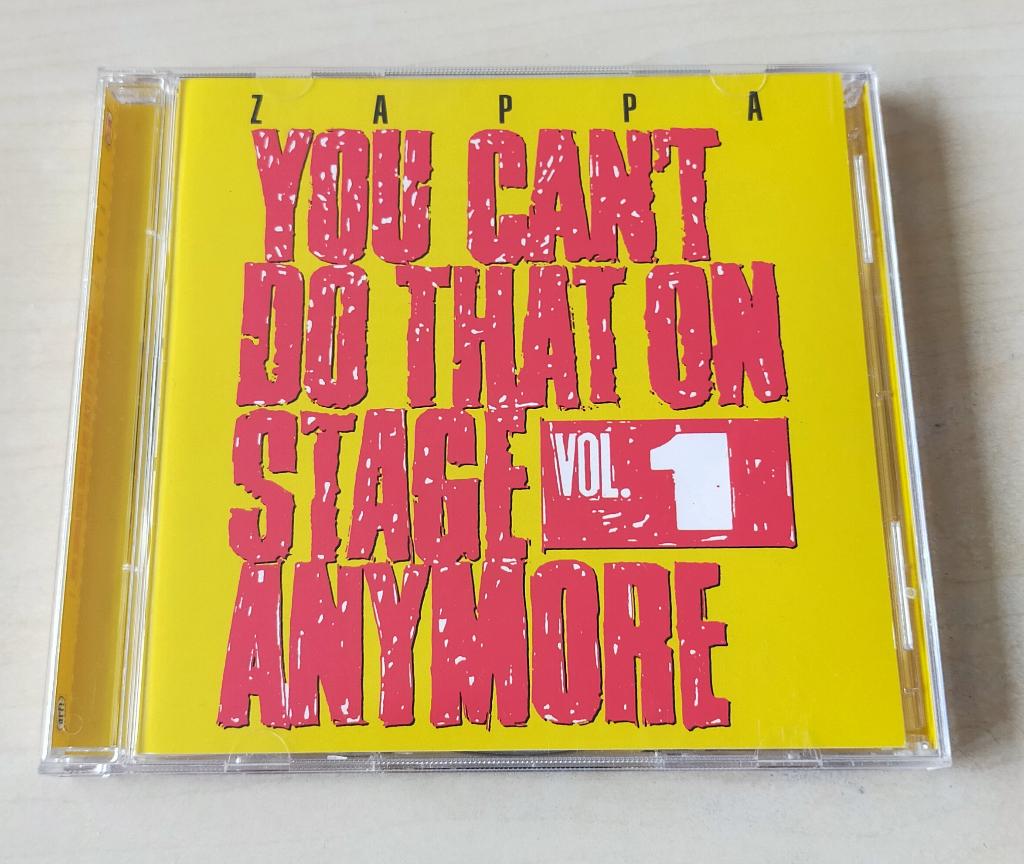 Frank Zappa - You Can't Do That On Stage Anymore Vol 1 2CD, Ophalen of Verzenden, Zo goed als nieuw, Progressive