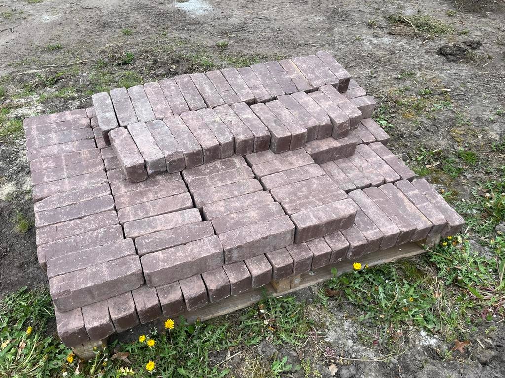 Gebakken klinkers Van Der Sanden DF60, 2,45 m2, Ophalen, Keramiek, Klinkers, Nieuw