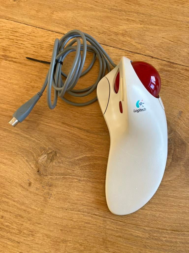 Logitech TrackMan Marble FX, Computers en Software, Muizen, Ophalen of Verzenden