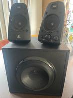 Logitech Z-2300 THX 2.1 Speakerset met Subwoofer, Gebruikt, Complete surroundset, 120 watt of meer, Ophalen