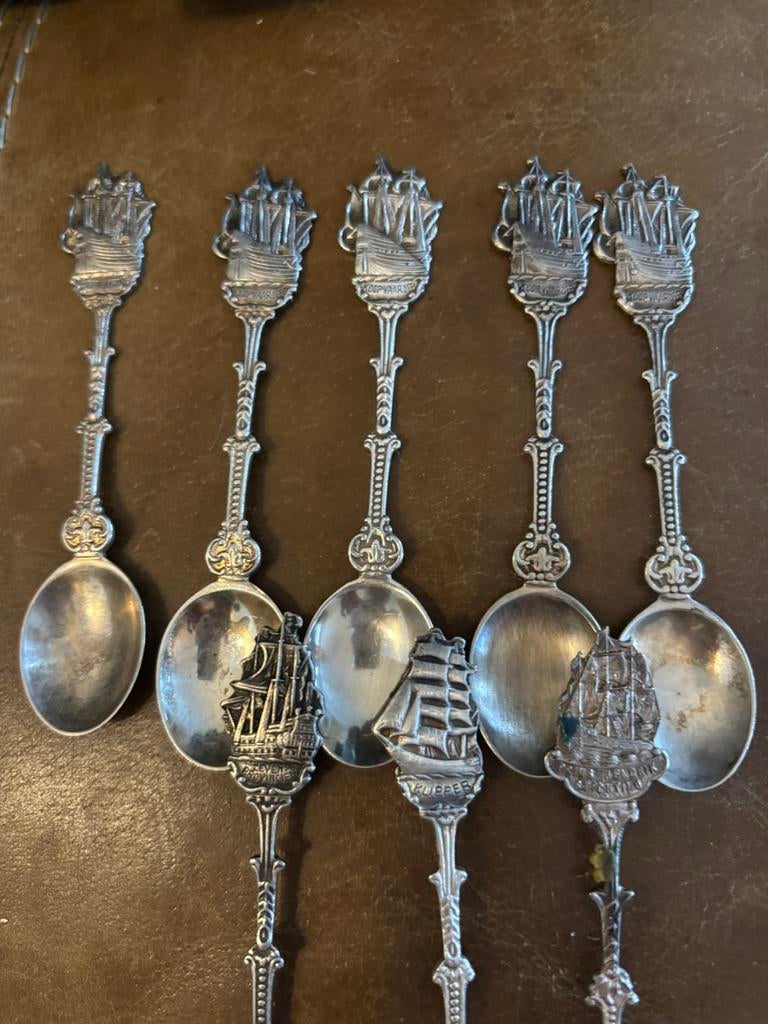 Lepeltje nederlandse schepen bekijk info, Ophalen of Verzenden, Gebruikt