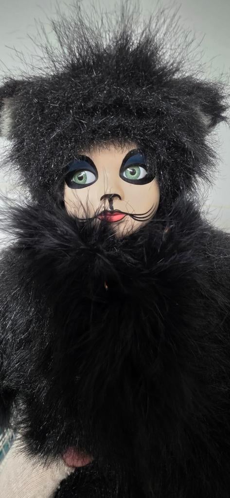 Unieke katten pop vintage, Ophalen of Verzenden, Zo goed als nieuw, Overige typen
