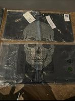 Skull kussens 40x40 nieuw antraciet bling doodshoofd, Ophalen of Verzenden, Zo goed als nieuw