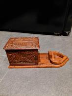 Antieke Houten Sigaretten Dispenser, Ophalen of Verzenden