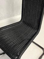 Tecta B20 eetkamerstoel vintage design eettafelstoel zwart, Gebruikt, Drie, Zwart, Vintage