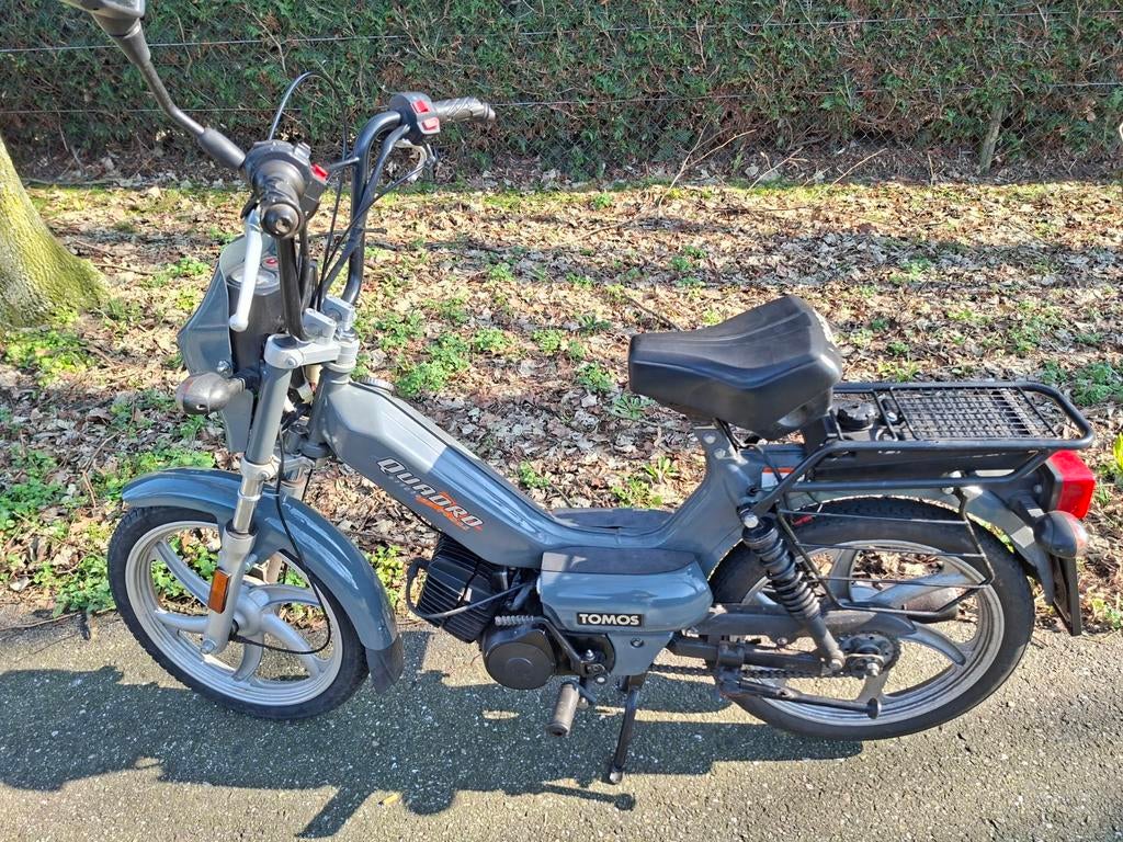 TE KOOP  TOMOS QUADRO E-START 2017, Fietsen en Brommers, Brommers | Tomos, Ophalen, Quadro