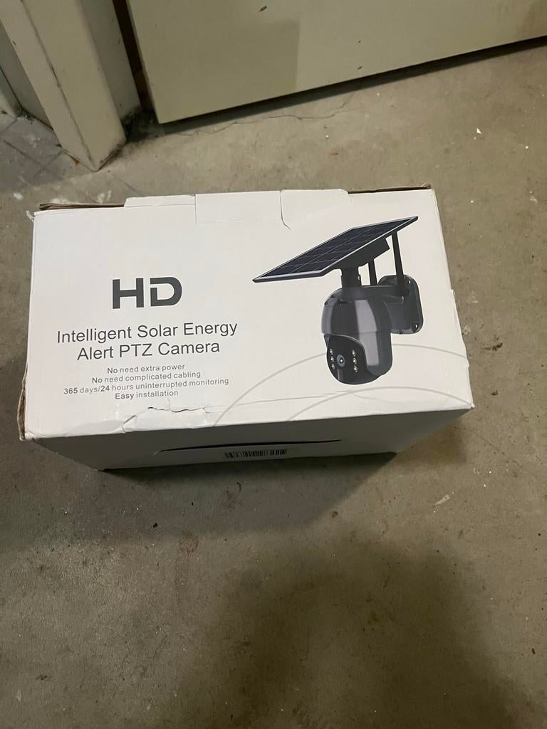 HD Intelligente Zonne-energie Alert PTZ Camera, Ophalen, Nieuw, Buitencamera