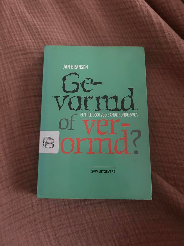 Jan Bransen - Gevormd of vervormd?, Ophalen of Verzenden, Zo goed als nieuw, Jan Bransen