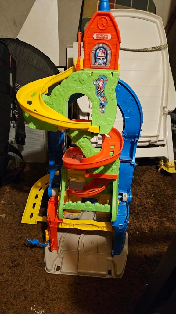 Fisher-Price Little People Zit en Sta Racebaan, Ophalen, Zo goed als nieuw, Speelset